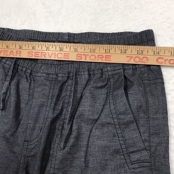 PRANA Mantra Hemp Jogger Women XS (30x26) Charcoal Gray Drawstring Elastic Cuff - Picture 8 of 16